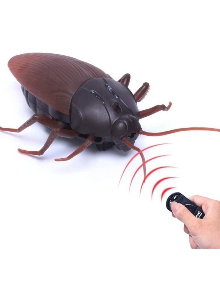 بريميم لعبة صرصور عملاق تعمل بجهاز تحكم عن بعد بالأشعة تحت الحمراء - حشرة زاحفة واقعية للمقالب مع جهاز تحكم يدوي - Image 2